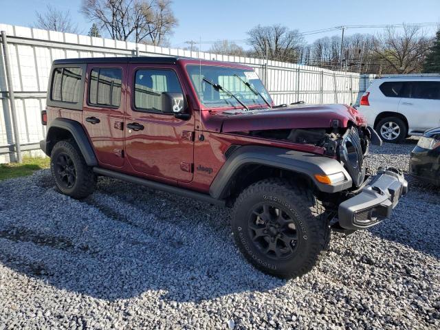  JEEP WRANGLER 2021 Красный