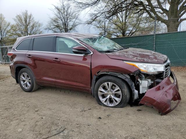 Parquets TOYOTA HIGHLANDER 2015 Burgundy