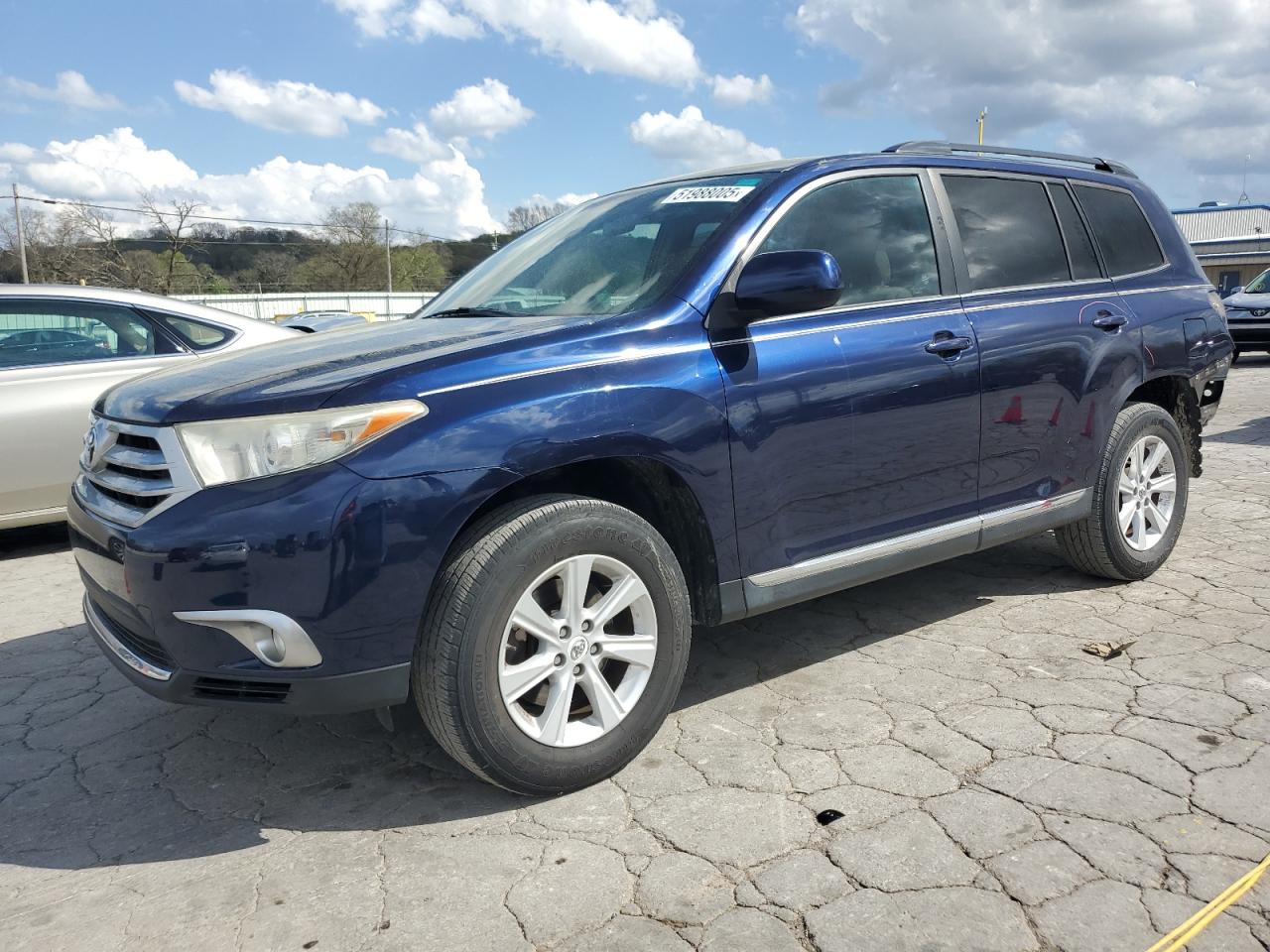 2011 Toyota Highlander Base de vânzare în Lebanon, TN - Rear End