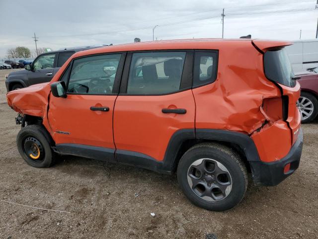 Parquets JEEP RENEGADE 2015 Pomarańczowy