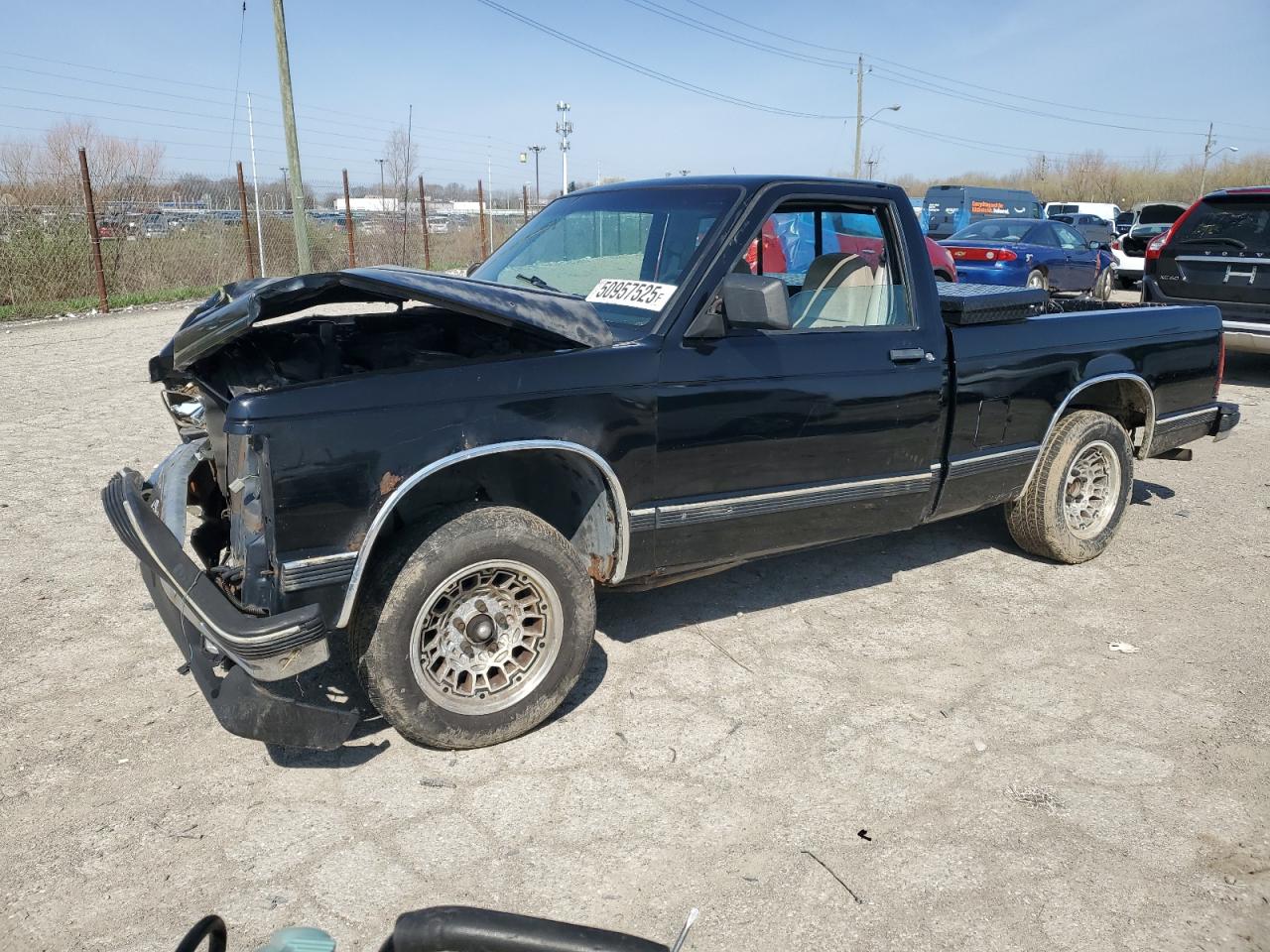1993 Chevrolet S Truck S10 de vânzare în Indianapolis, IN - Front End