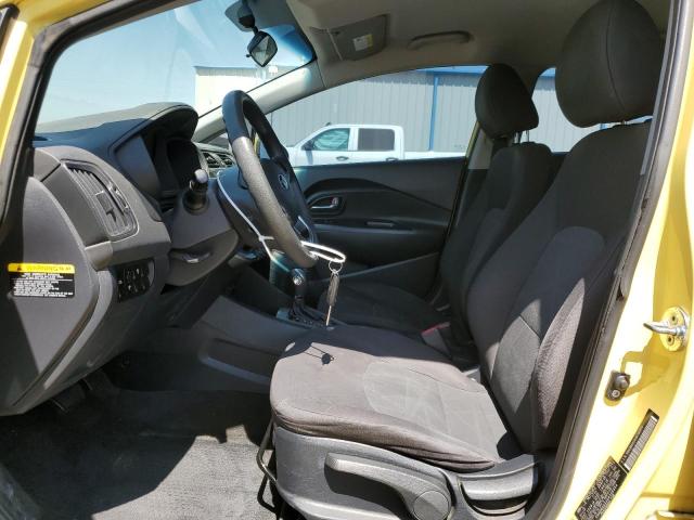  KIA RIO 2016 Желтый
