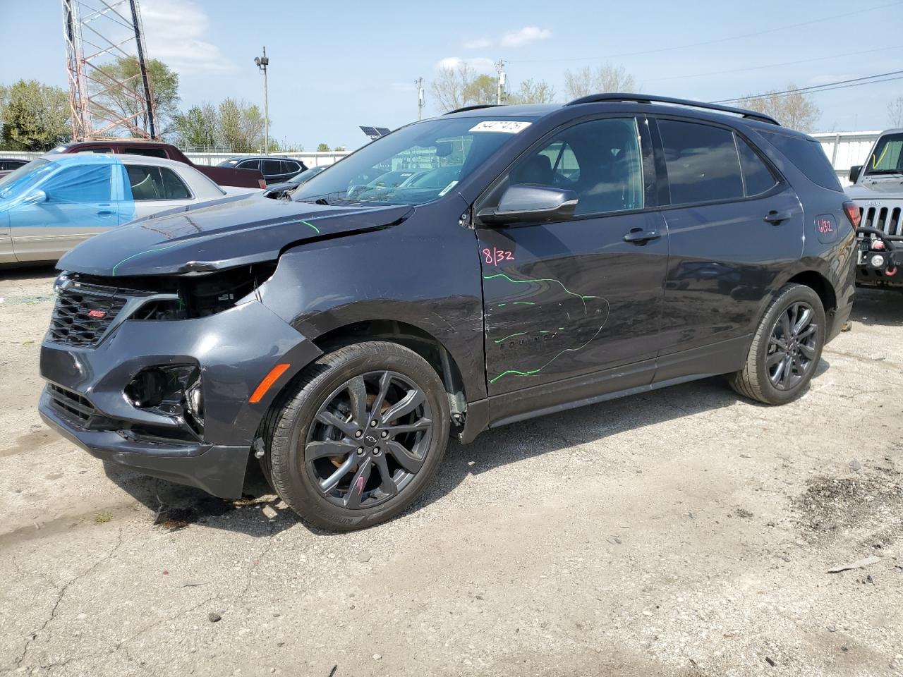 2022 Chevrolet Equinox Rs VIN: 3GNAXMEV6NS237434 Lot: 54477475