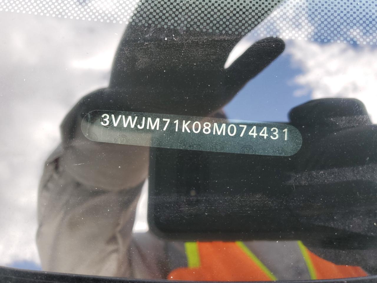 3VWJM71K08M074431 2008 Volkswagen Jetta S