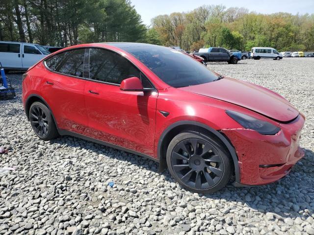  TESLA MODEL Y 2021 Czerwony