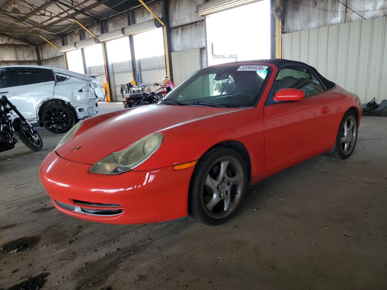 1999 PORSCHE 911 RED VIN: WP0CA2992XS653645