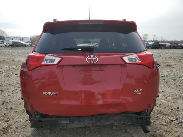  TOYOTA RAV4 2015 Czerwony