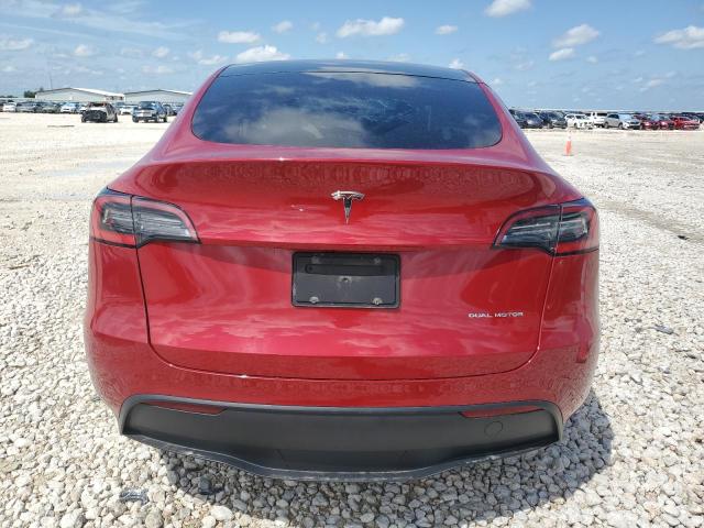  TESLA MODEL Y 2021 Czerwony