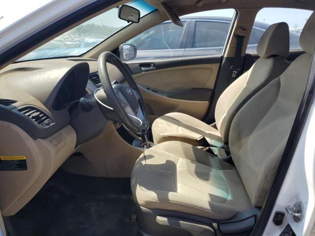  HYUNDAI ACCENT 2014 Білий