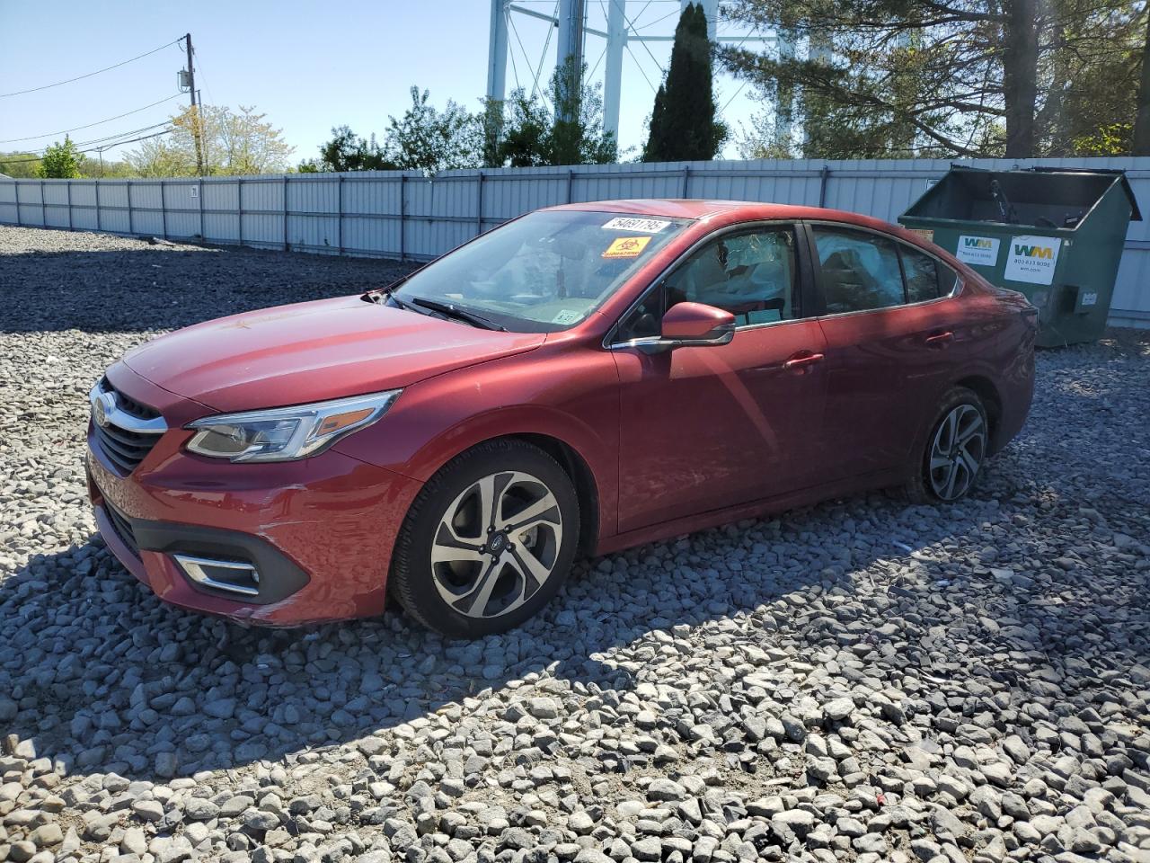 2022 Subaru Legacy Limited იყიდება Windsor-ში, NJ - Side