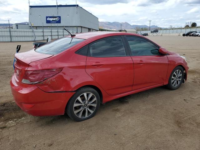  HYUNDAI ACCENT 2017 Red