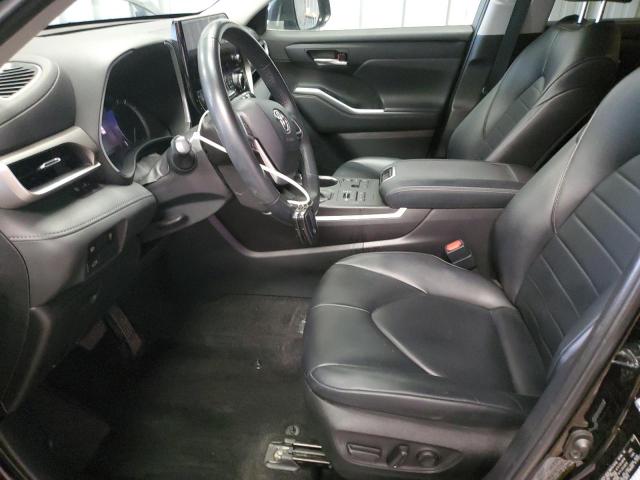  TOYOTA HIGHLANDER 2023 Черный