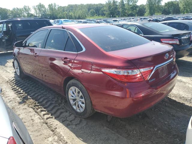  TOYOTA CAMRY 2017 Czerwony