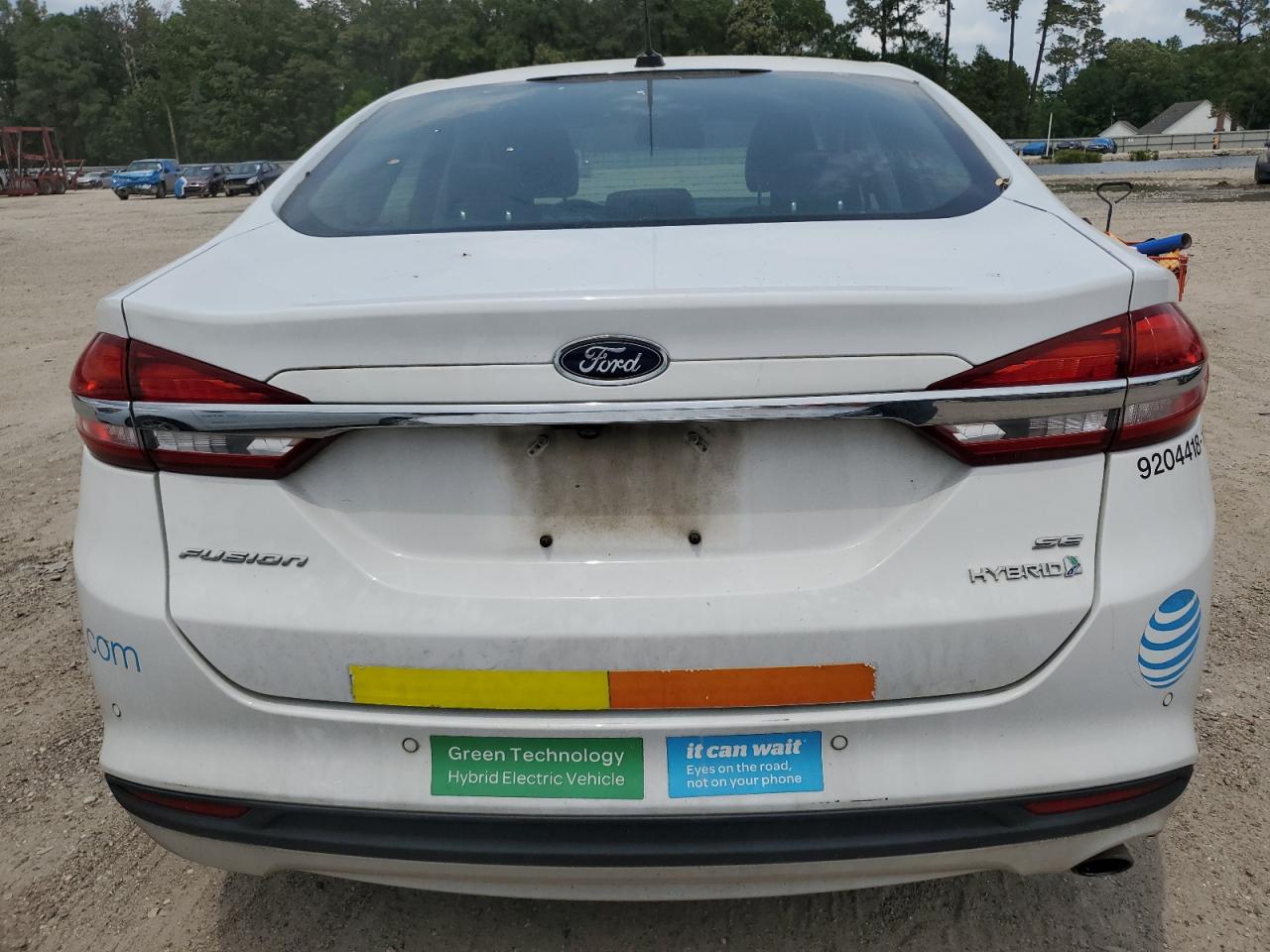 2017 Ford Fusion Se Hybrid VIN: 3FA6P0LU5HR409634 Lot: 54029305