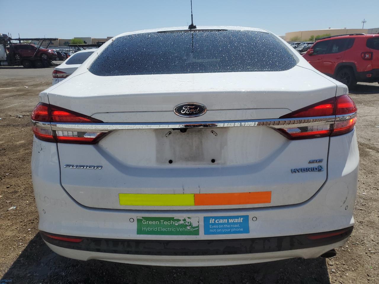 2018 Ford Fusion Se Hybrid VIN: 3FA6P0LU1JR278627 Lot: 54035765