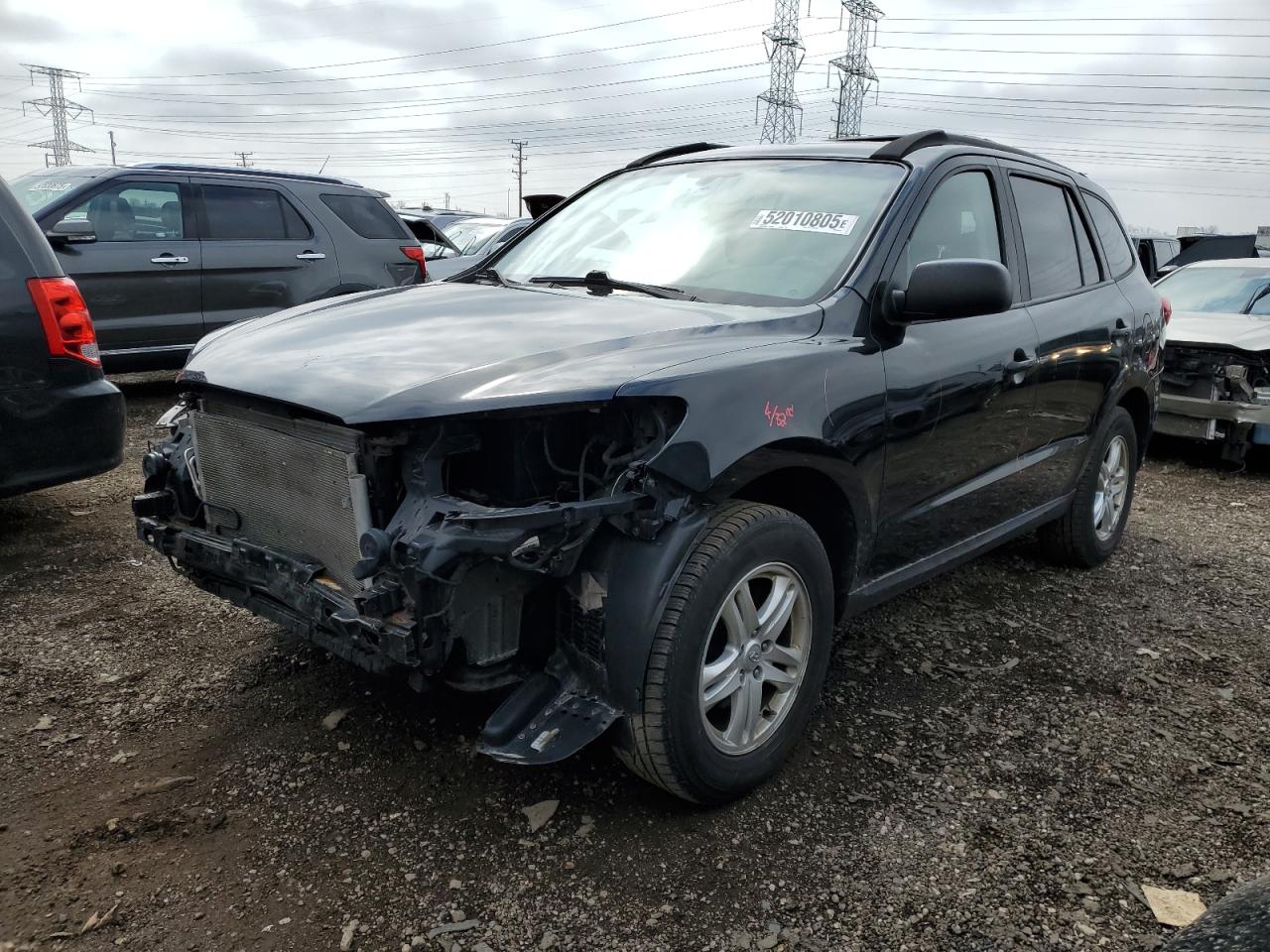 2011 Hyundai Santa Fe Gls продається в Elgin, IL - Front End