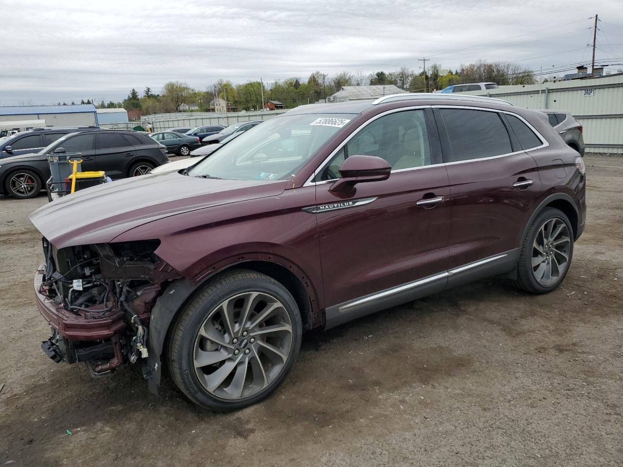 2020 Lincoln Nautilus Reserve на продаже в Pennsburg, PA - Front End