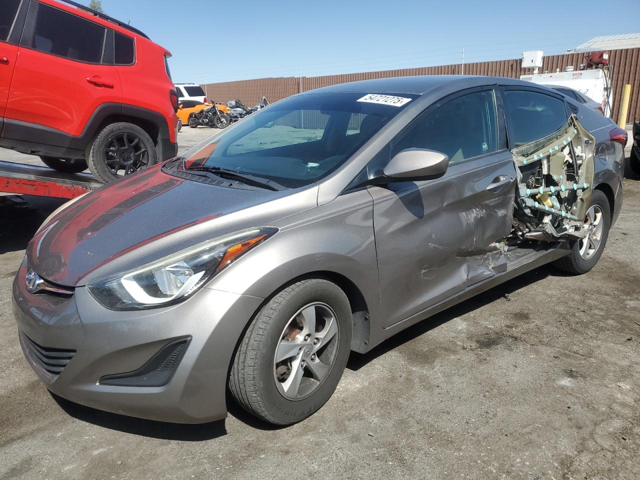 2014 Hyundai Elantra Se للبيع في North Las Vegas، NV - Side
