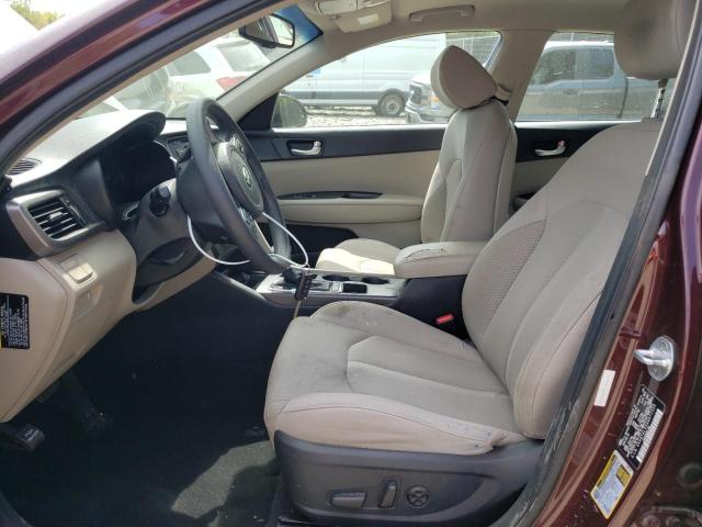 Sedans KIA OPTIMA 2016 Burgundy