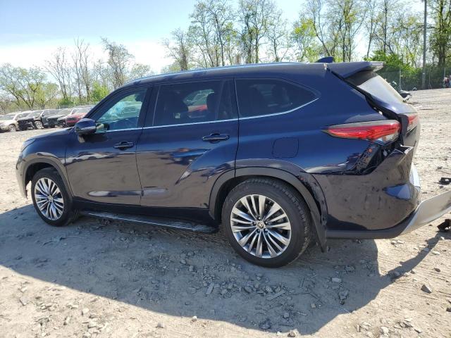  TOYOTA HIGHLANDER 2020 Blue
