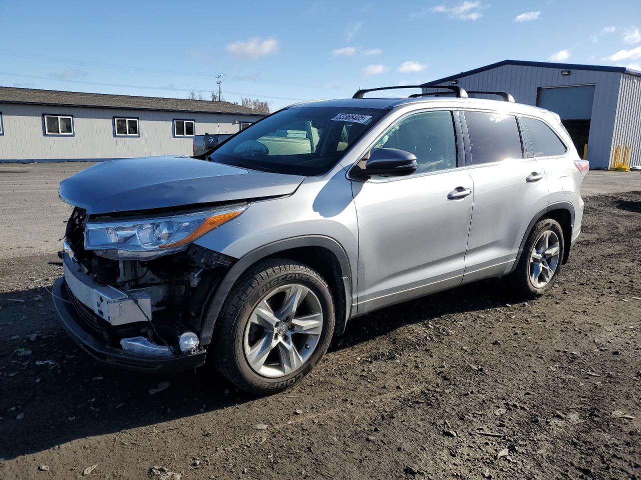 2015 Toyota Highlander Limited продається в Airway Heights, WA - Front End