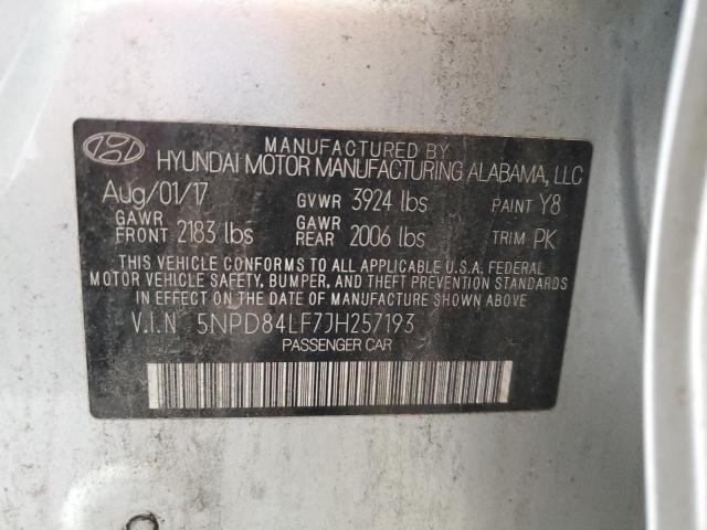 2018 HYUNDAI ELANTRA SEL