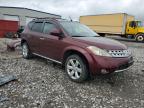 2007 Nissan Murano Sl продається в Cahokia Heights, IL - Rear End