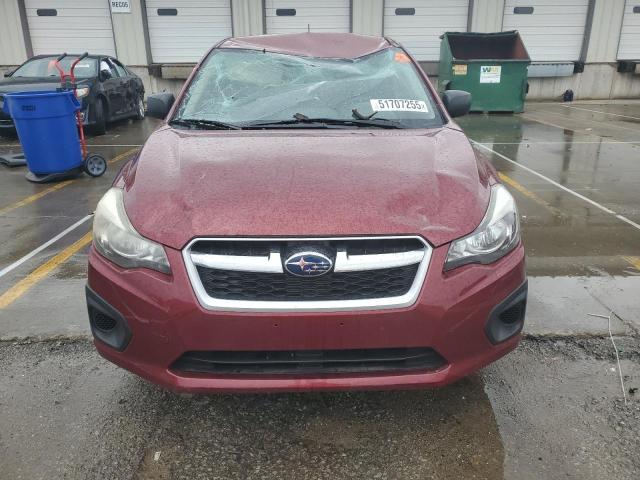  SUBARU IMPREZA 2014 Burgundy