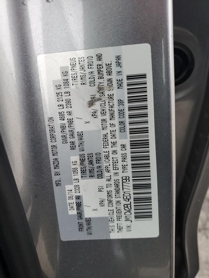 2014 Mazda 5 Sport VIN: JM1CW2BL4E0177799 Lot: 53207885