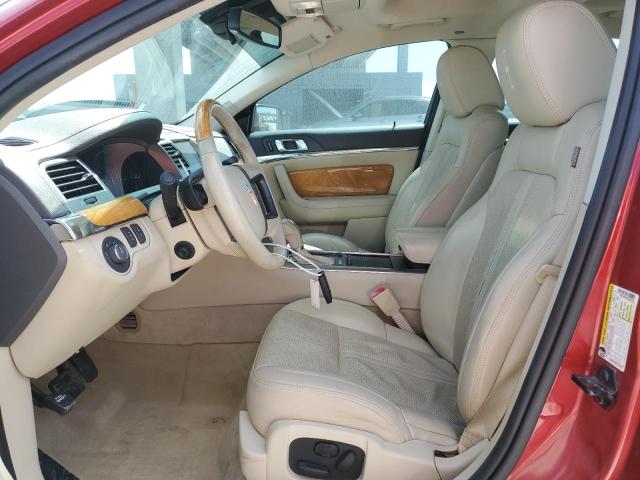 LINCOLN MKS 2012 Czerwony