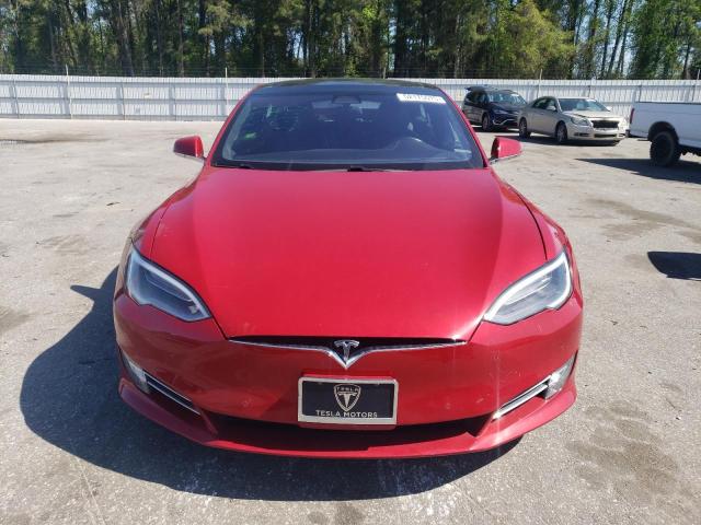  TESLA MODEL S 2017 Красный