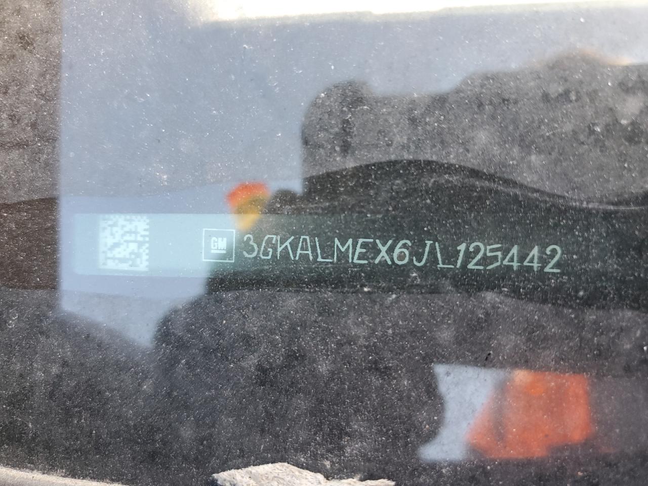 2018 GMC Terrain Sle VIN: 3GKALMEX6JL125442 Lot: 49631003