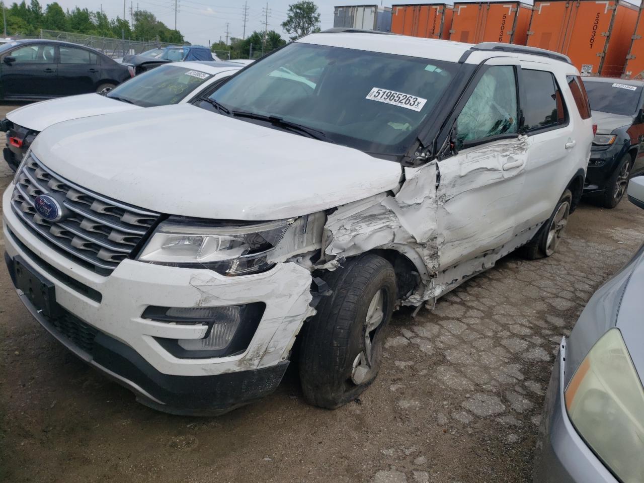 2017 Ford Explorer Xlt VIN: 1FM5K8D86HGD05788 Lot: 51965263