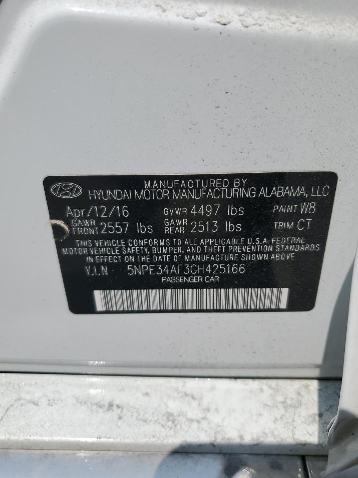 5NPE34AF3GH425166 2016 Hyundai Sonata Sport