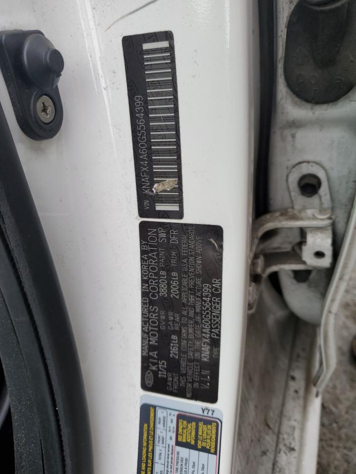 2016 Kia Forte Lx VIN: KNAFX4A60G5564399 Lot: 67888264