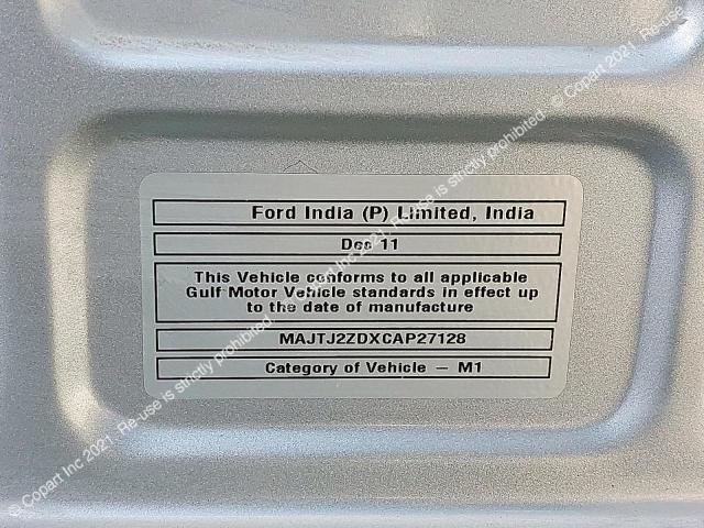 MAJTJ2ZDXCAP27128 - 2012 FORD FIGO - #53478713
