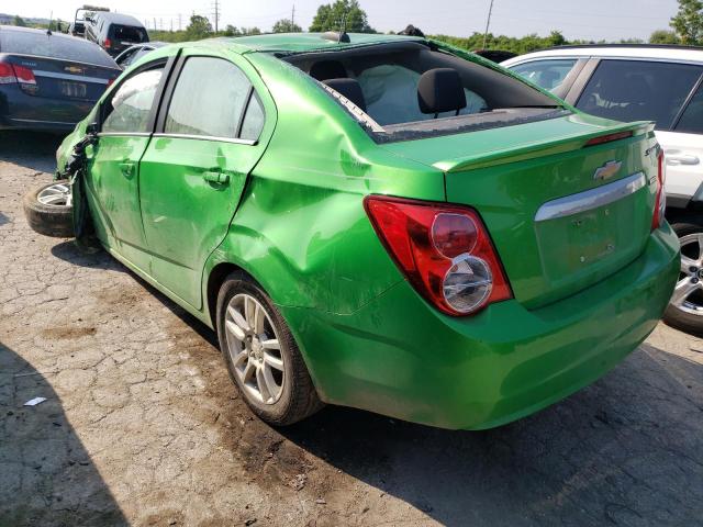 Sedans CHEVROLET SONIC 2015 Green