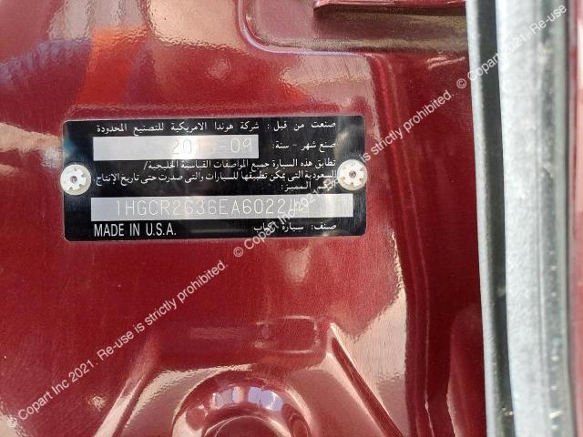 1HGCR2636EA602243 - 2014 HONDA ACCORD - #51890753
