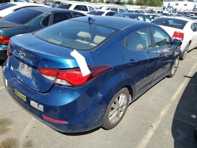 Sedans HYUNDAI ELANTRA 2016 Granatowy