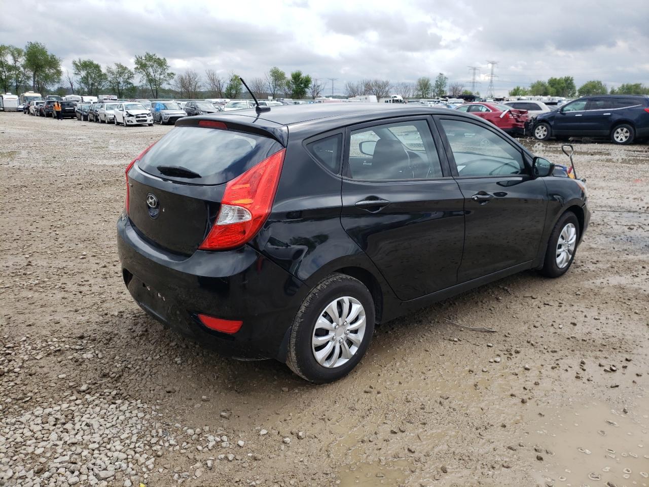 VIN KMHCT5AE0DU099974 2013 HYUNDAI ACCENT no.3