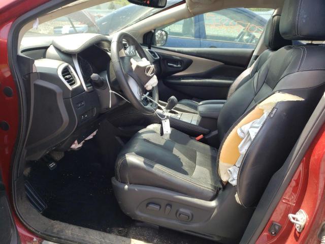  NISSAN MURANO 2017 Бургунді