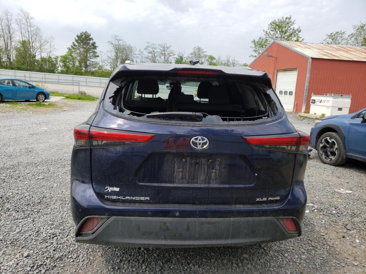 2022 Toyota Highlander Xle VIN: 5TDGZRBH2NS247164 Lot: 52228353