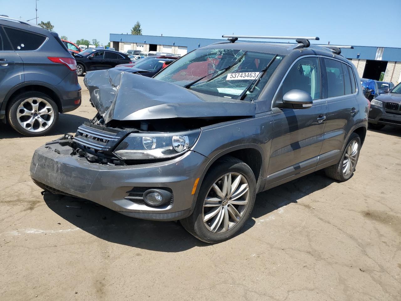 2013 Volkswagen Tiguan S VIN: WVGBV7AXXDW007406 Lot: 53743463