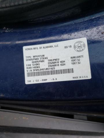 2018 HONDA ODYSSEY EXL