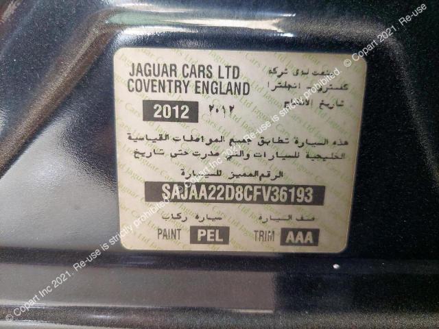 SAJAA22D8CFV36193 - 2012 JAGUAR XJL - #51907153