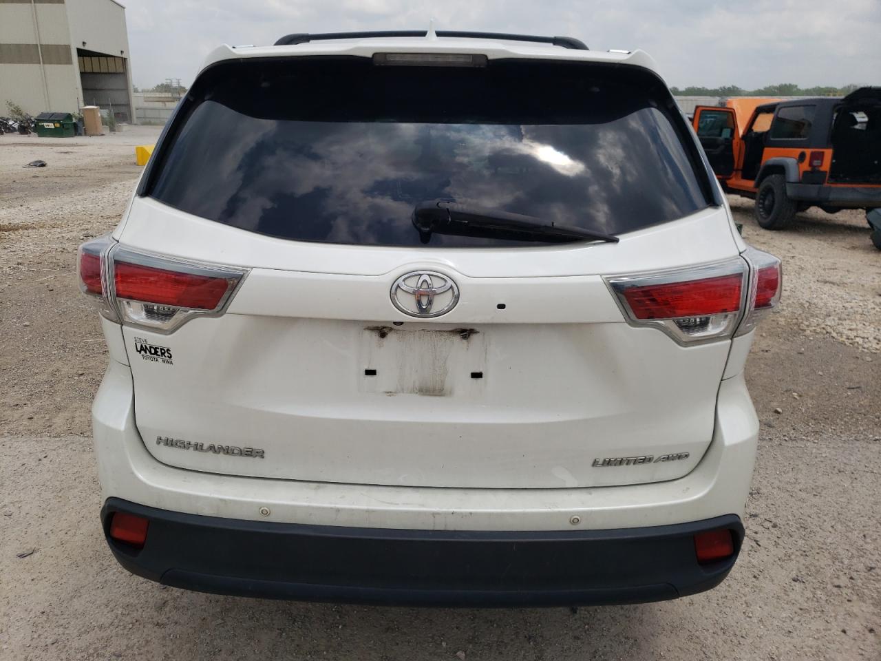 5TDDKRFH0FS186142 2015 Toyota Highlander Limited