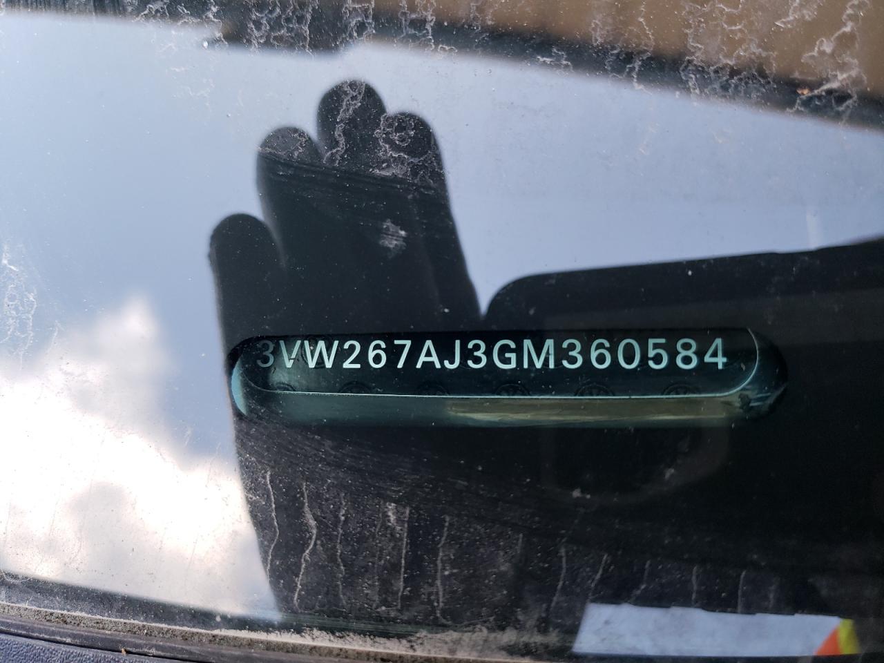 2016 Volkswagen Jetta S VIN: 3VW267AJ3GM360584 Lot: 56660944