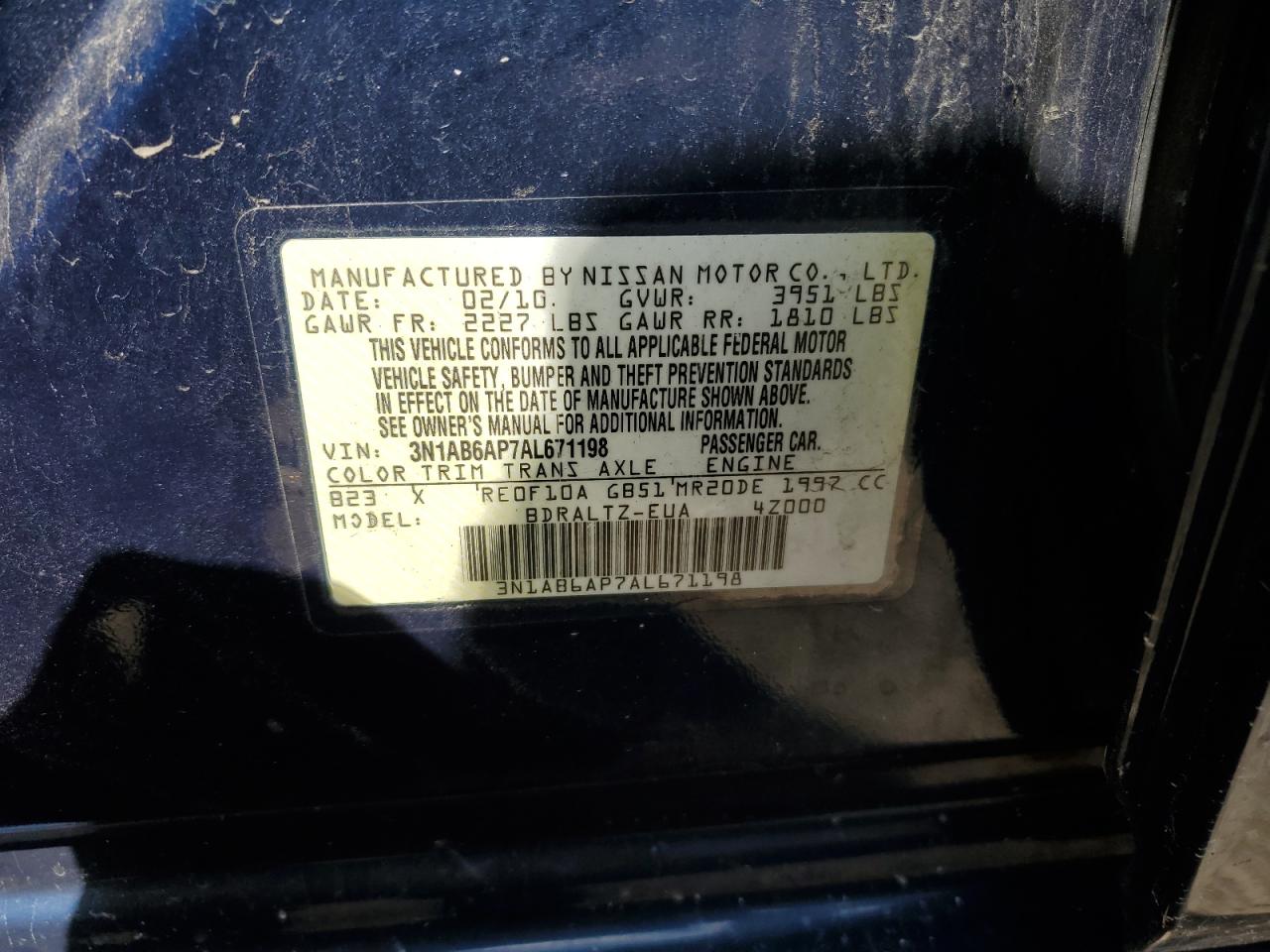 2010 Nissan Sentra - Image 14