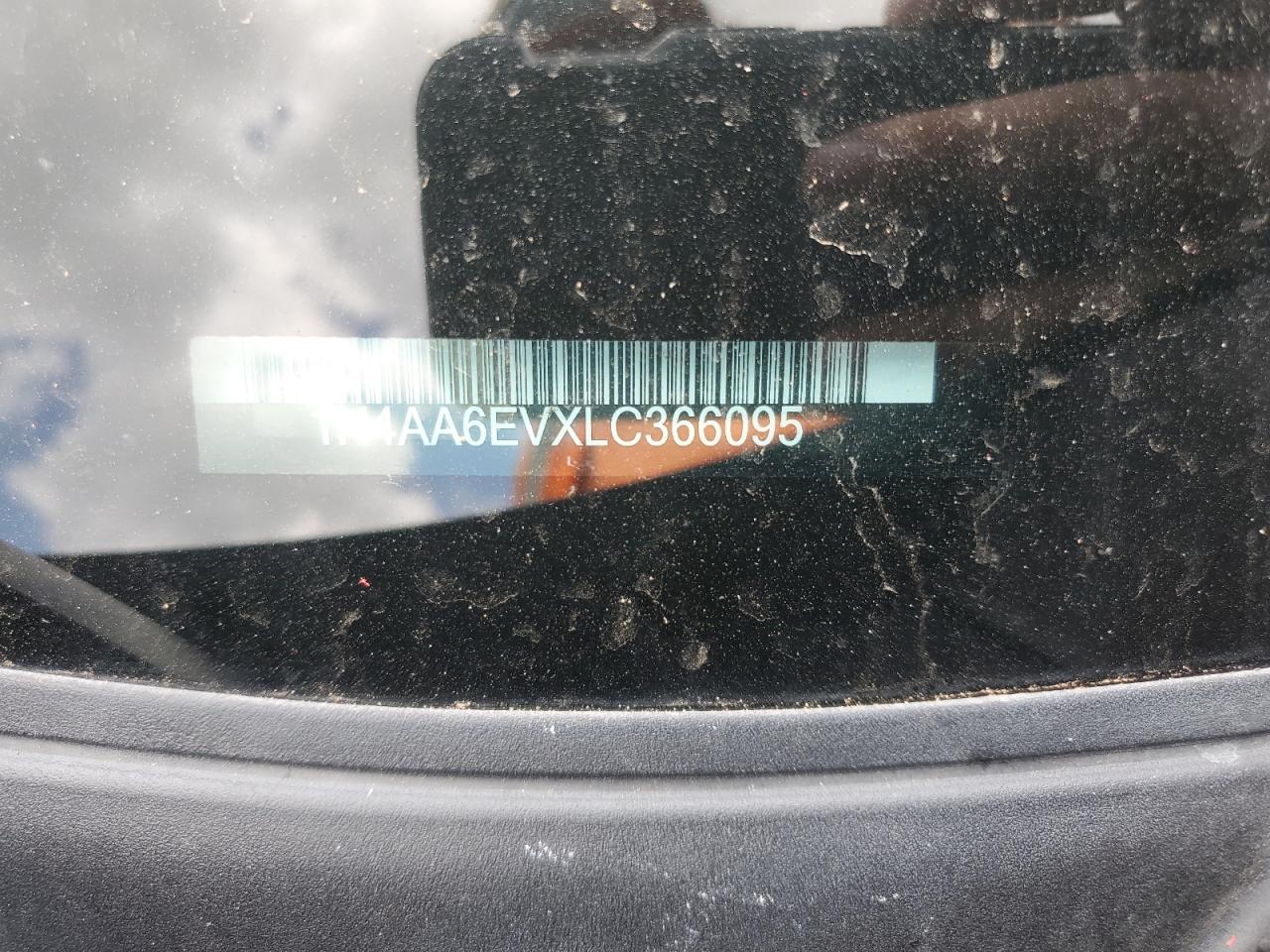 2020 Nissan Maxima Sr VIN: 1N4AA6EVXLC366095 Lot: 54941894