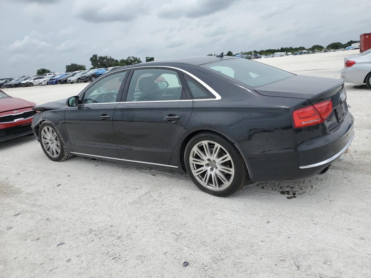 2014 Audi A8 L Quattro VIN: WAURGAFD2EN009910 Lot: 55098994